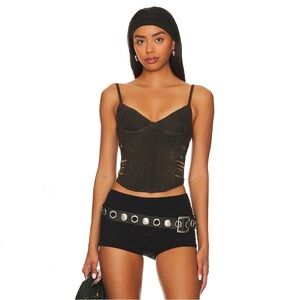 Miaou Kiko Denim Corset L